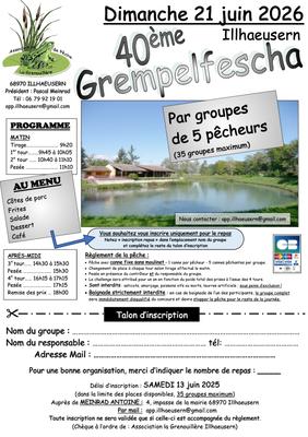Grempelfescha - Concours de pêche par équipe