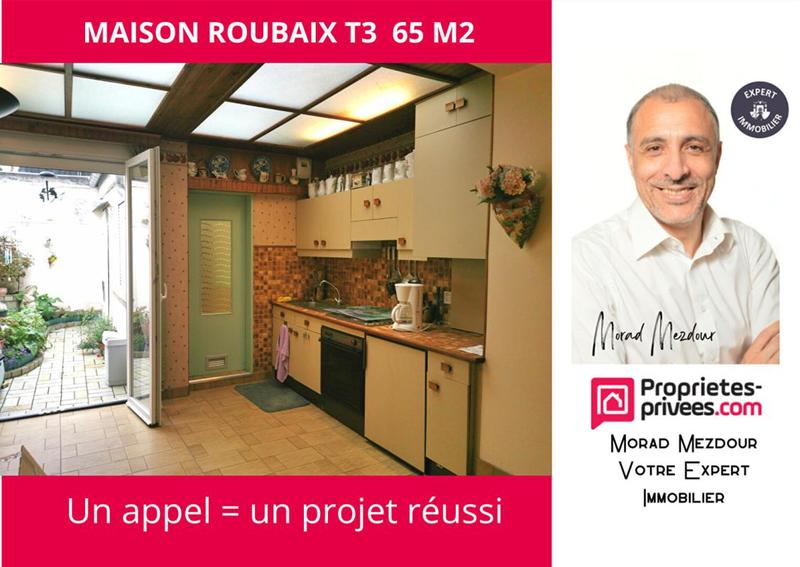 Maison - 65 m² - 3 pièces