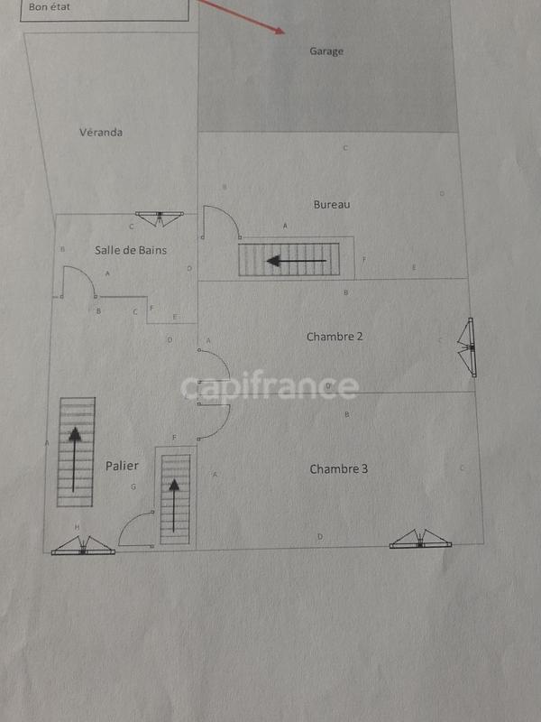 Maison de village - 128 m² - 6 pièces