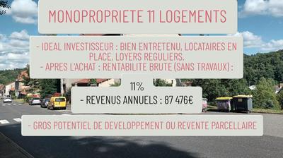 Immeuble - 1 021 m² - 1 pièce