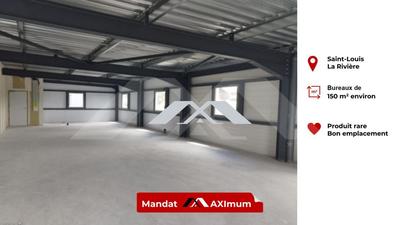 Bureau - 150 m² - 1 pièce