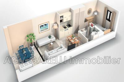 Appartement - 22 m² - 1 pièce