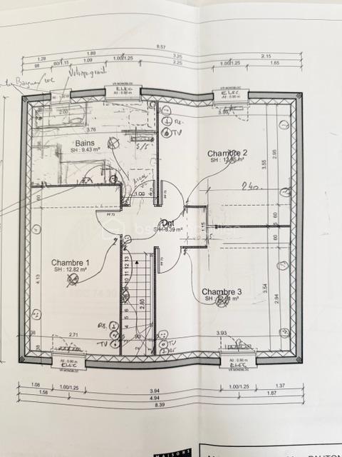 Maison - 94 m² - 5 pièces