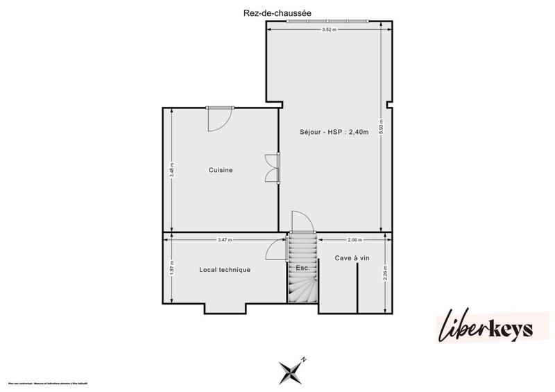 Maison - 80 m² - 3 pièces