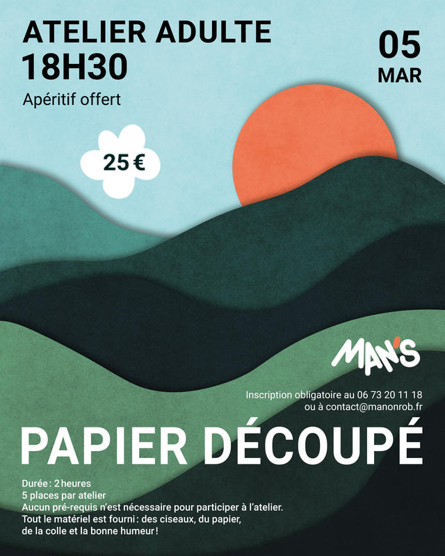Atelier &quot;Papier découpé&quot; - Paysage