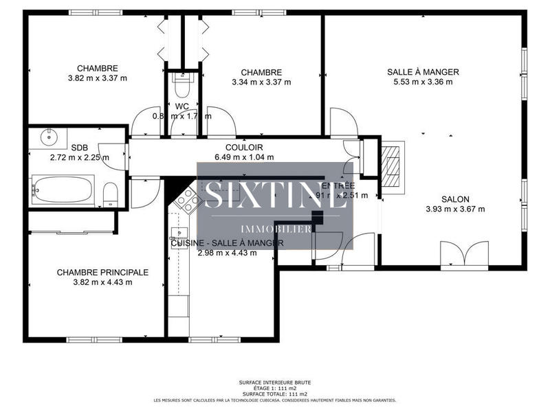Maison ancienne - 145 m² - 4 pièces