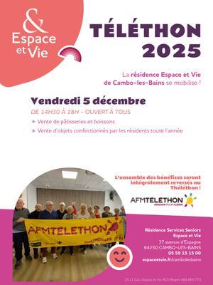 Téléthon à la résidence Espace &amp; Vie