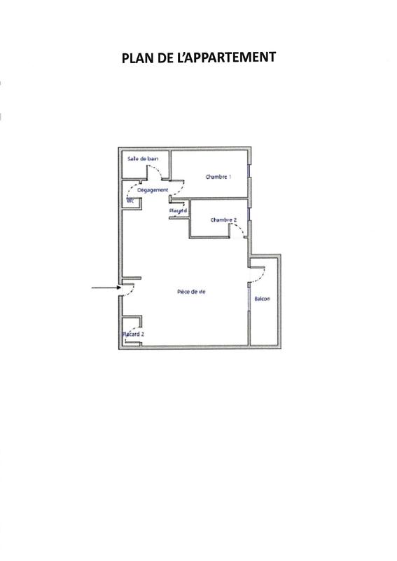 Appartement - 35 m² - 3 pièces