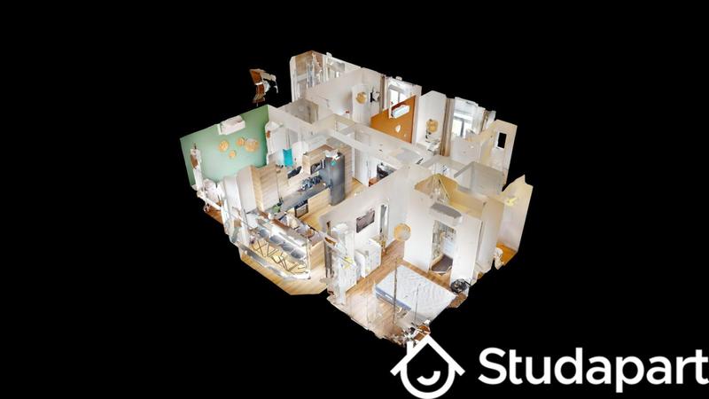 Chambre - 12 m² - 1 pièce