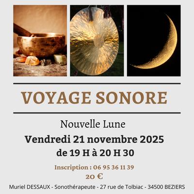 Voyage Sonore : Nouvelle Lune