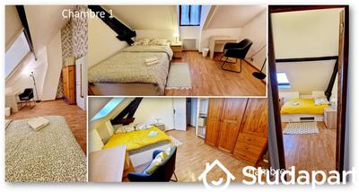 Chambre - 12 m² - 1 pièce