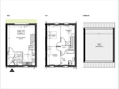 Maison - 83 m² - 4 pièces