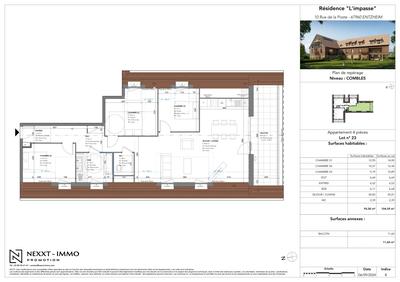 Appartement - 95 m² - 4 pièces