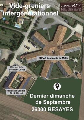 Vide-greniers intergénérationnel de l'ehpad les monts du matin