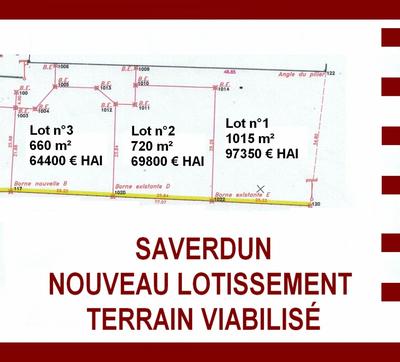 Terrain - 720 m²