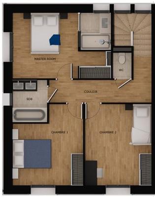 Maison - 103 m² - 4 pièces