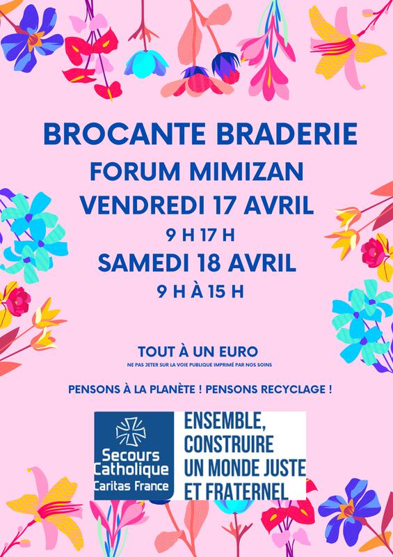 Braderie brocante du  Secours Catholique