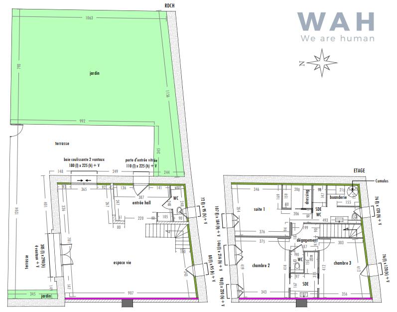 Maison - 130 m² - 4 pièces