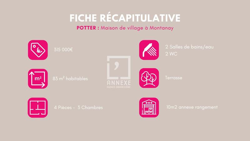 Maison - 81 m² - 4 pièces