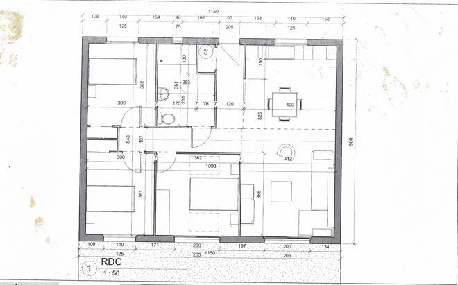 Pavillon - 92 m² - 1 pièce