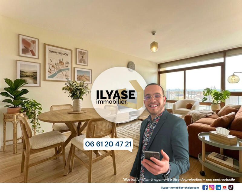 Appartement - 43 m² - 2 pièces