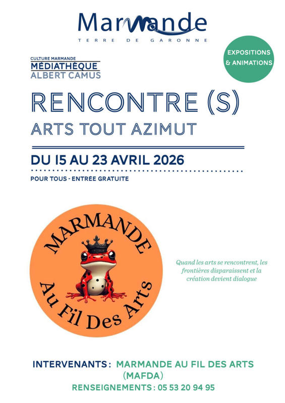 Rencontre(S) Arts tout Azimut à la Médiathèque