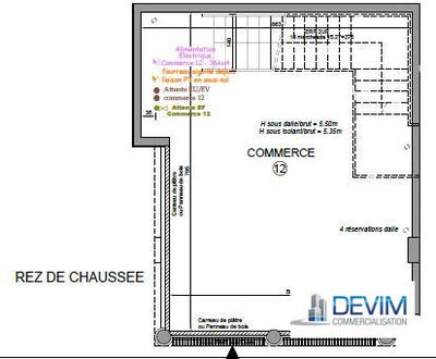 Local commercial - 73 m²
