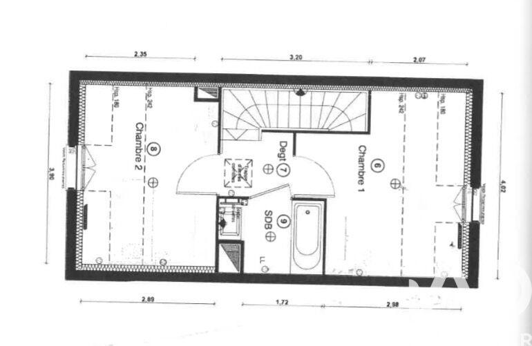Duplex - 58 m² - 3 pièces