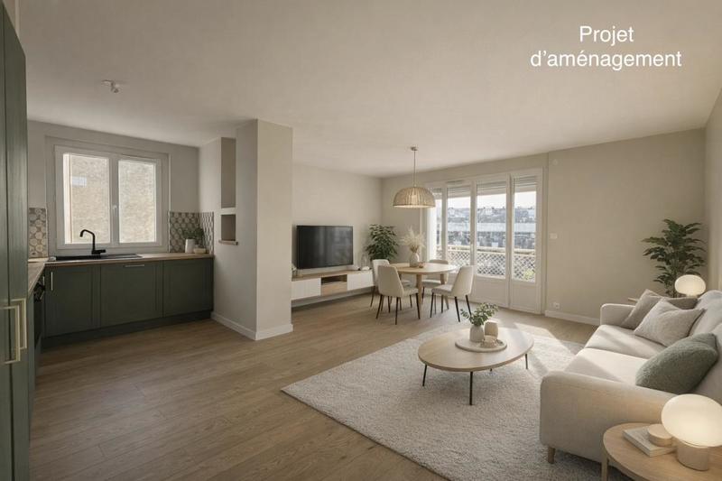 Appartement - 59 m² - 3 pièces