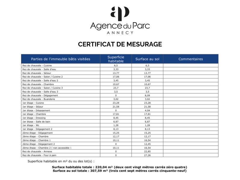 Maison - 220 m² - 9 pièces
