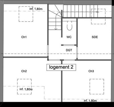 Maison - 100 m² - 4 pièces