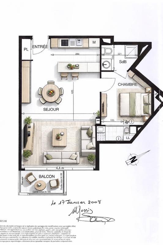 Appartement - 41 m² - 2 pièces