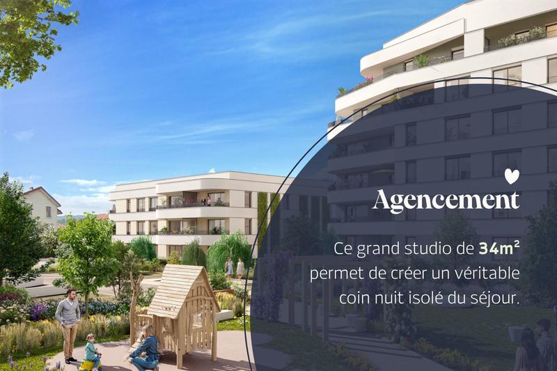 Appartement - 34 m² - 1 pièce