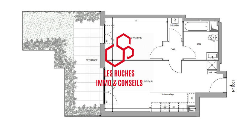 Appartement - 44 m² - 2 pièces