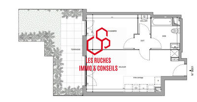 Appartement - 44 m² - 2 pièces