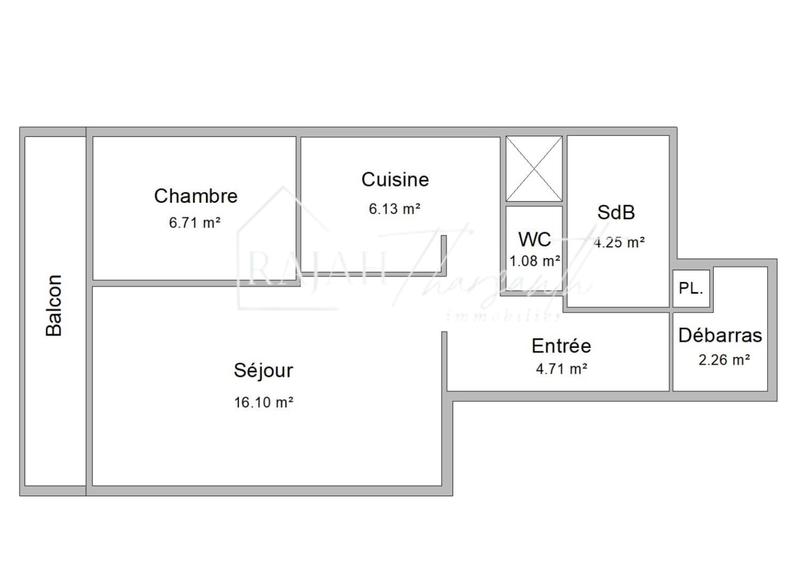 Appartement - 41 m² - 2 pièces