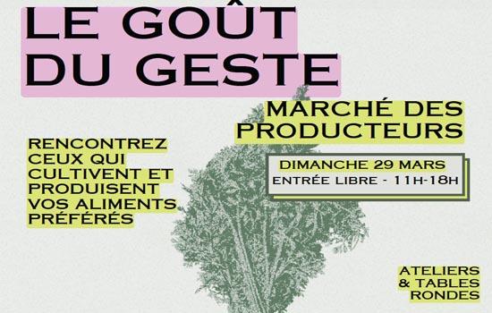 Marché des producteurs : le goût du geste