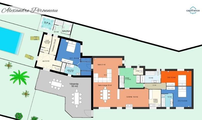 Villa - 285 m² - 9 pièces