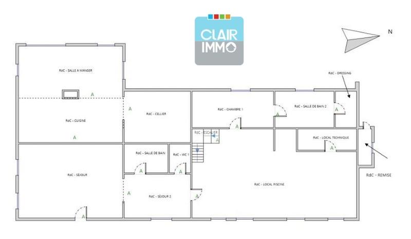 Longère - 287 m² - 8 pièces