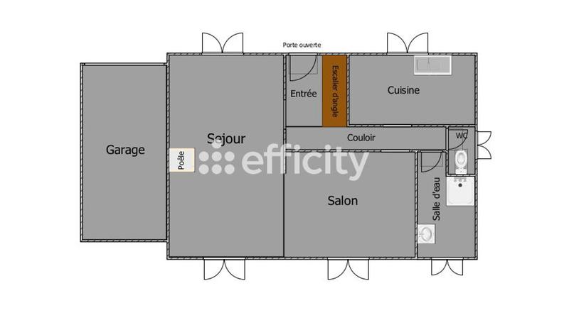 Maison - 102 m² - 4 pièces