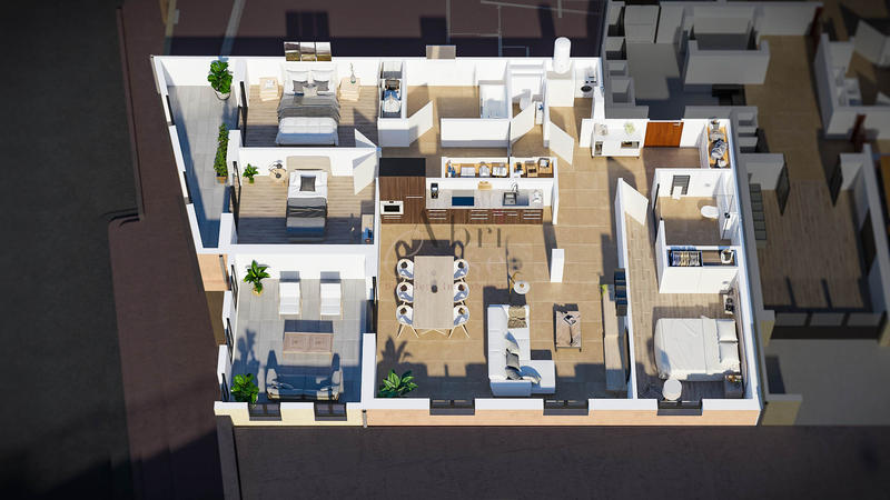 Appartement - 110 m² - 4 pièces