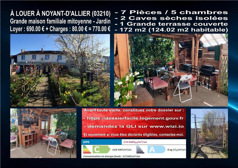 Maison ancienne - 124 m² - 6 pièces