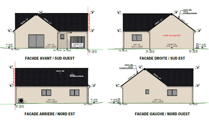 Maison - 76 m² - 3 pièces