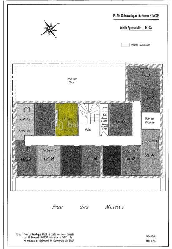 Appartement - 8 m² - 1 pièce