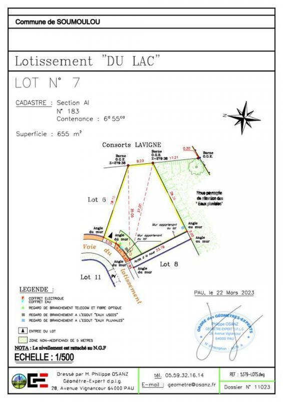 Terrain constructible - 487 m²
