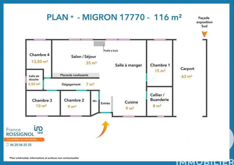 Maison - 116 m² - 5 pièces