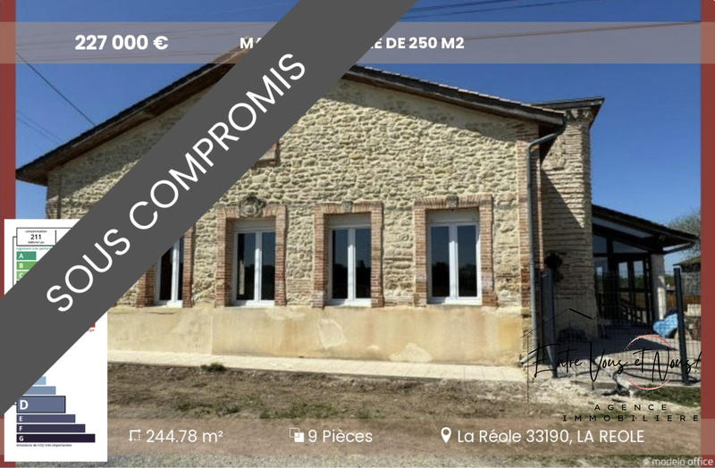 Maison ancienne - 245 m² - 9 pièces