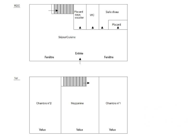Maison - 59 m² - 3 pièces