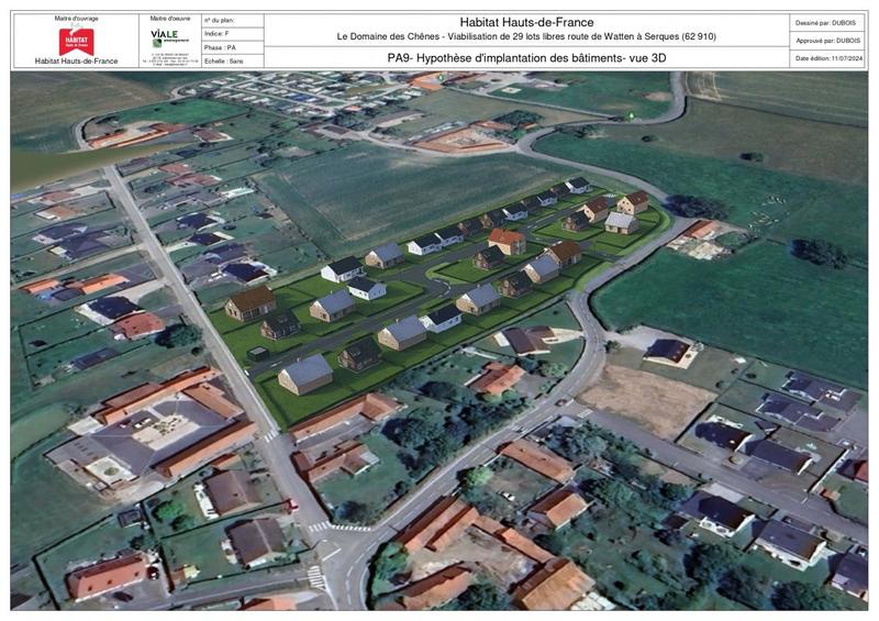 Terrain constructible - 526 m²