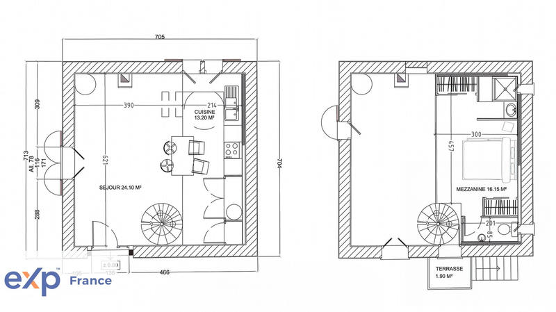 Bastide - 117 m² - 5 pièces